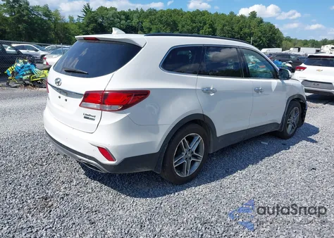 2017 Hyundai Santa Fe Limited Ultimate z USA, uszkodzony, nr VIN KM8SRDHF9HU237486